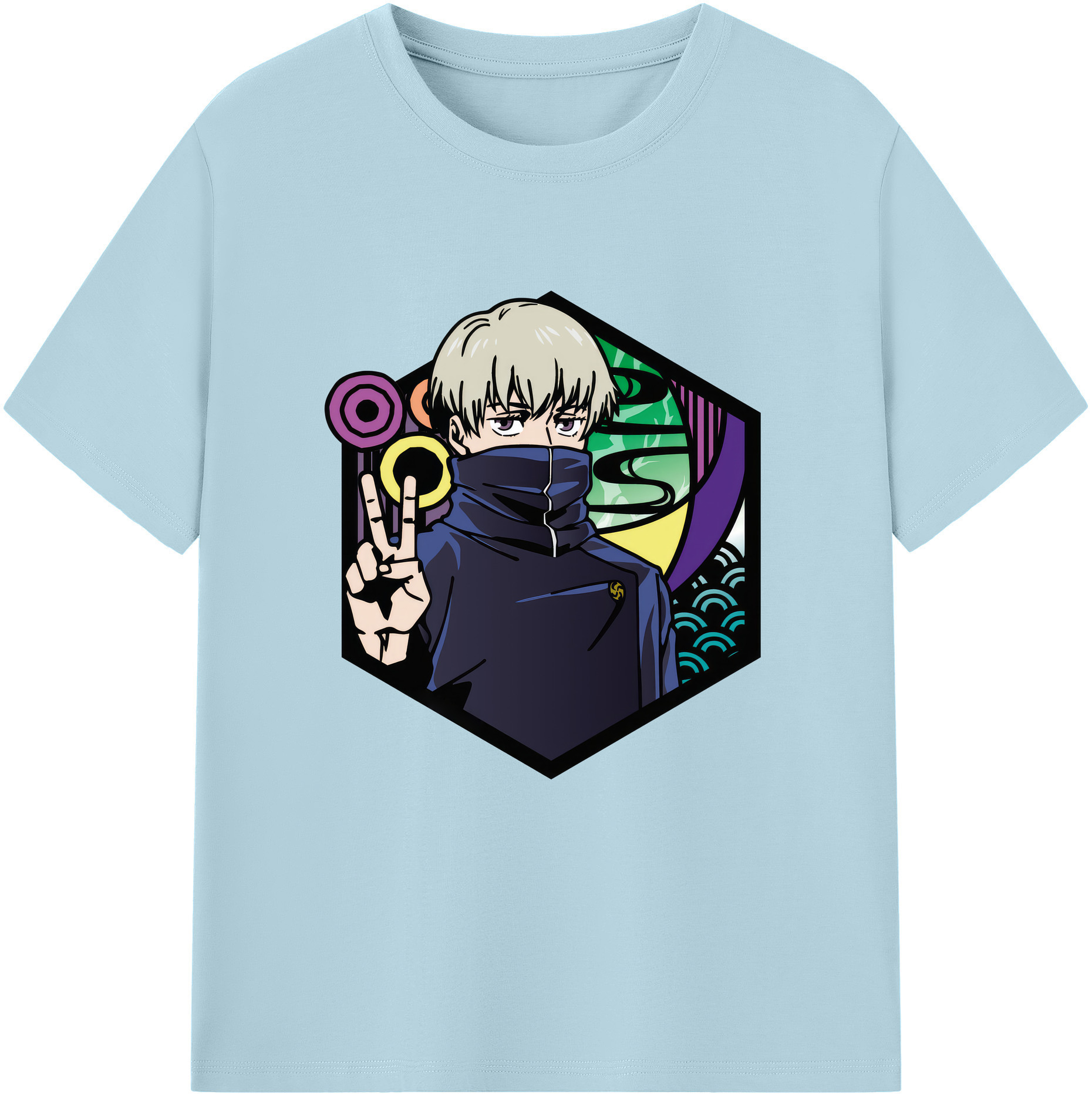 （画像用） 呪術廻戦 Jujutsu Kaisen 綿100％半袖Tシャツ（フロントプリント）